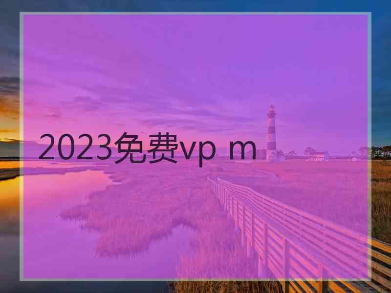 2023免费vp m